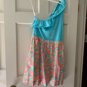 Lilly Pulitzer One-Shoulder Dionne Dress